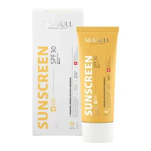 کرم ضد آفتاب بی رنگ سی گل با SPF 30 مناسب پوست‌های خشک و معمولی حجم 50 میلی‌لیتر