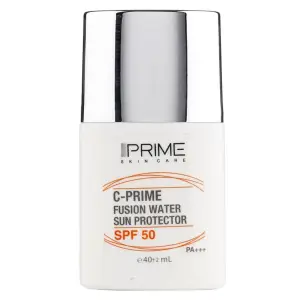 فلوئید ضدآفتاب بی‌رنگ پرایم با SPF50 مدل C-Prime Fusion Water مناسب انواع پوست حجم 40 میلی‌لیتر