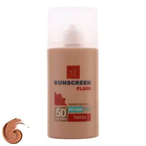 فلوئید ضد آفتاب رنگی مای با SPF 50 مدل Smart Defense حاوی محافظ UVA و UVB ‌مناسب انواع پوست حجم 50 میلی‌ لیتر