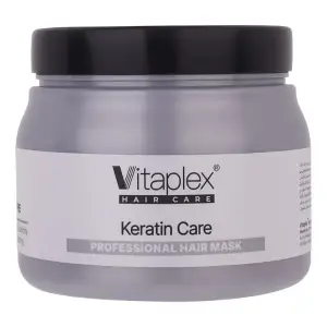 ماسک مو ویتاپلکس مدل Keratin Care فاقد سولفات مناسب موهای کراتین شده حجم 500 میلی لیتر