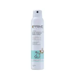 اسپری لوسیون آبرسان بدن پرایم مدل Long Lasting حجم 200 میلی‌لیتر